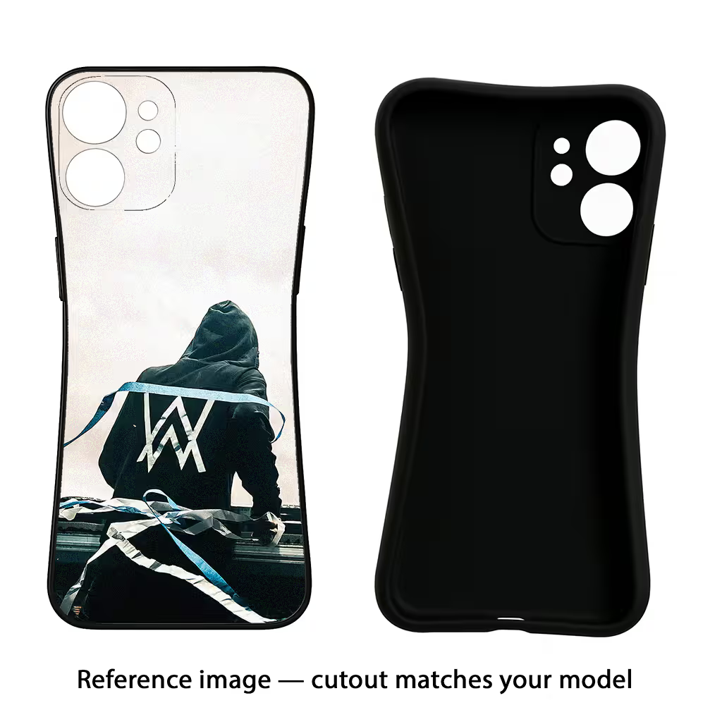Alan Walker iPhone 7/7s Black Soft Case Back Cover by Casekaro