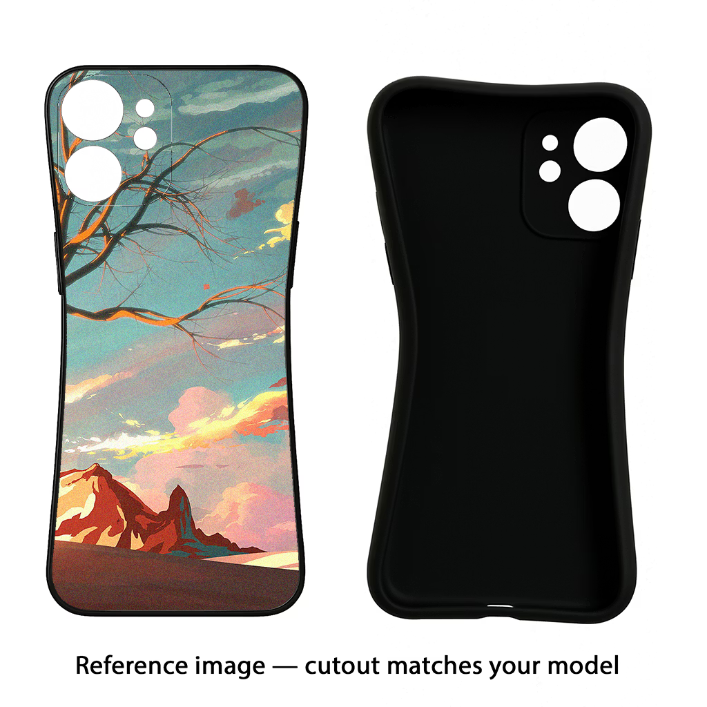 Scenery Samsung S24 FE 5G Black Soft Case Back Cover by Casekaro