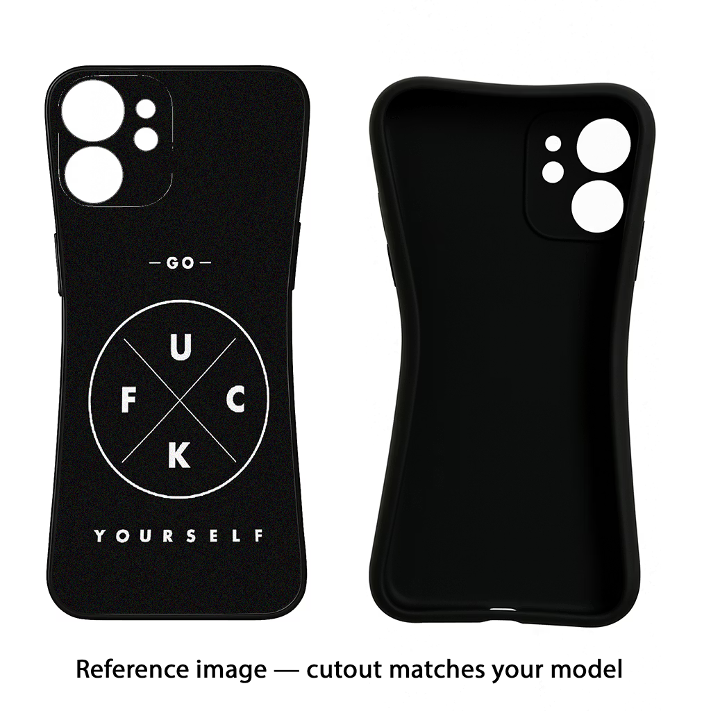 Go Fuck Yourself Motorola G85 Black Soft Case Back Cover by Casekaro