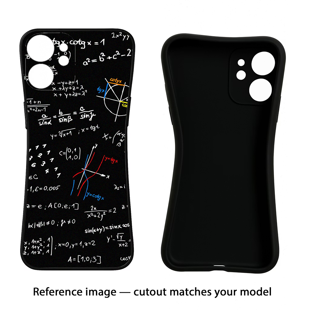 Mathematics Formula Samsung S24 FE 5G Black Soft Case Back Cover by Casekaro