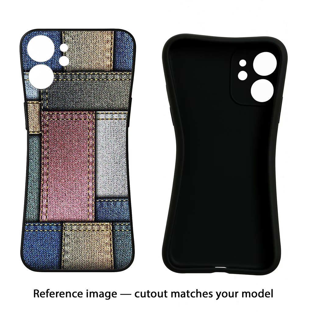 Multicolor Jeans CMF by Nothing Phone 1 Black Soft Case Back Cover by Casekaro