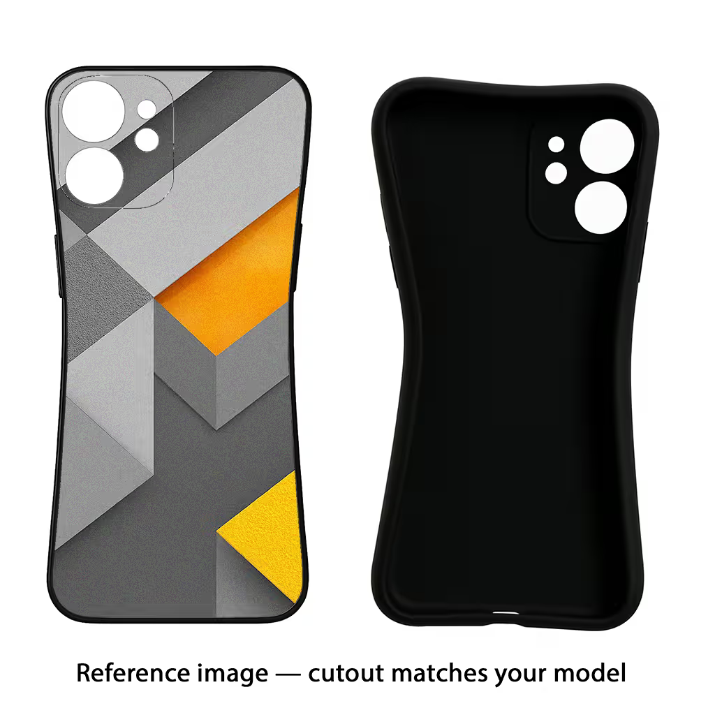 Abstract iPhone 8 Plus Black Soft Case Back Cover by Casekaro