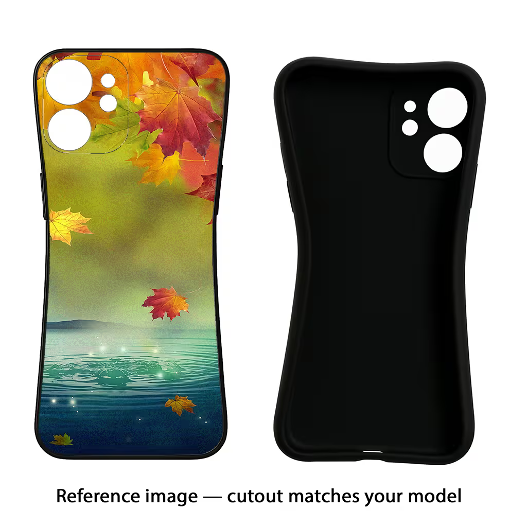 Flowers iPhone 7 Plus Black Soft Case Back Cover by Casekaro