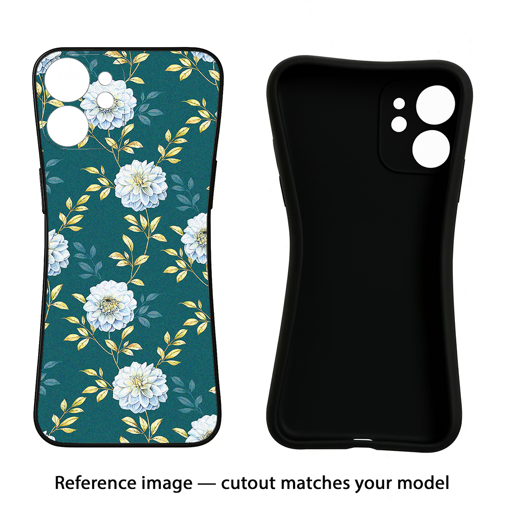 Flowers CMF by Nothing Phone 1 Black Soft Case Back Cover by Casekaro