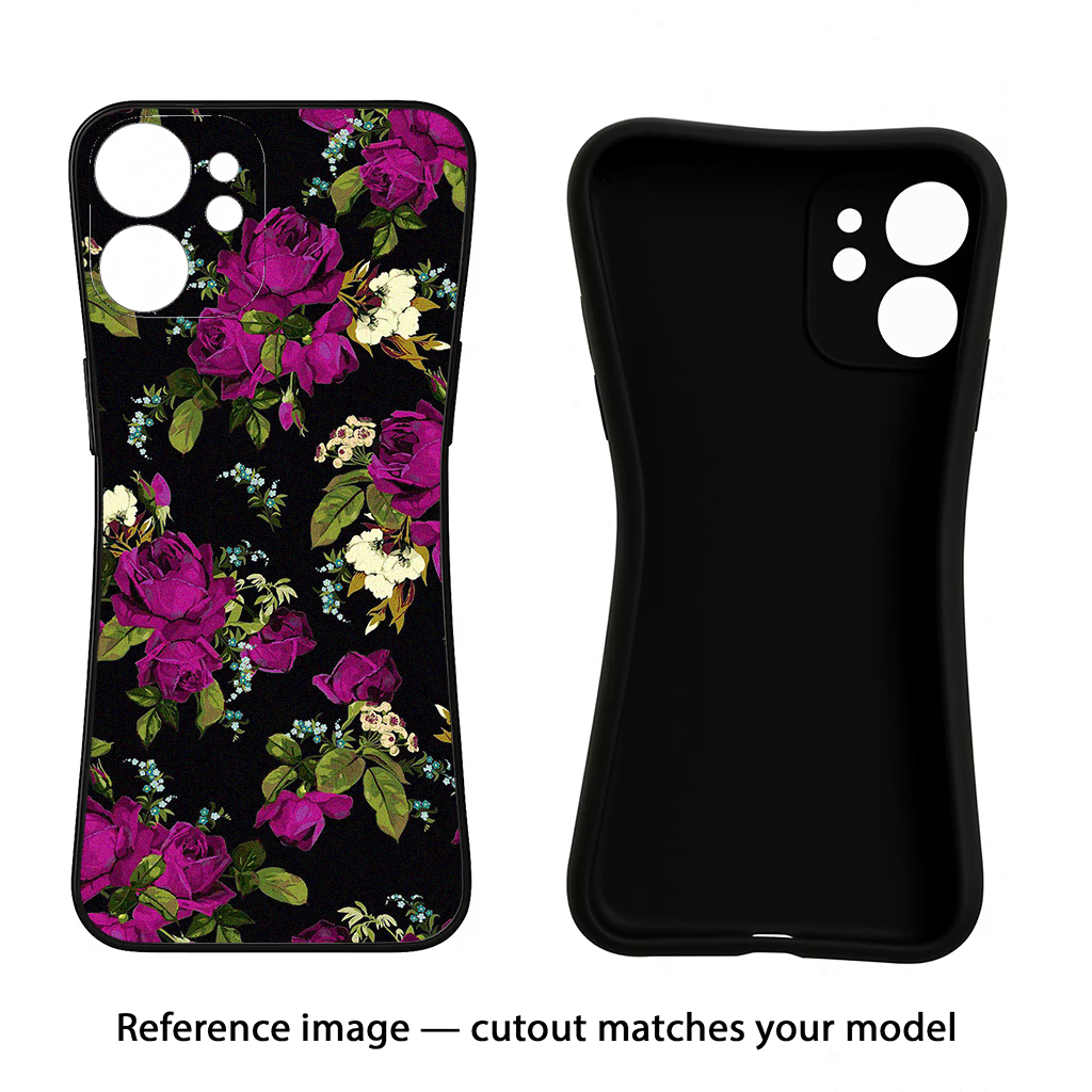 Flowers Samsung S24 FE 5G Black Soft Case Back Cover by Casekaro