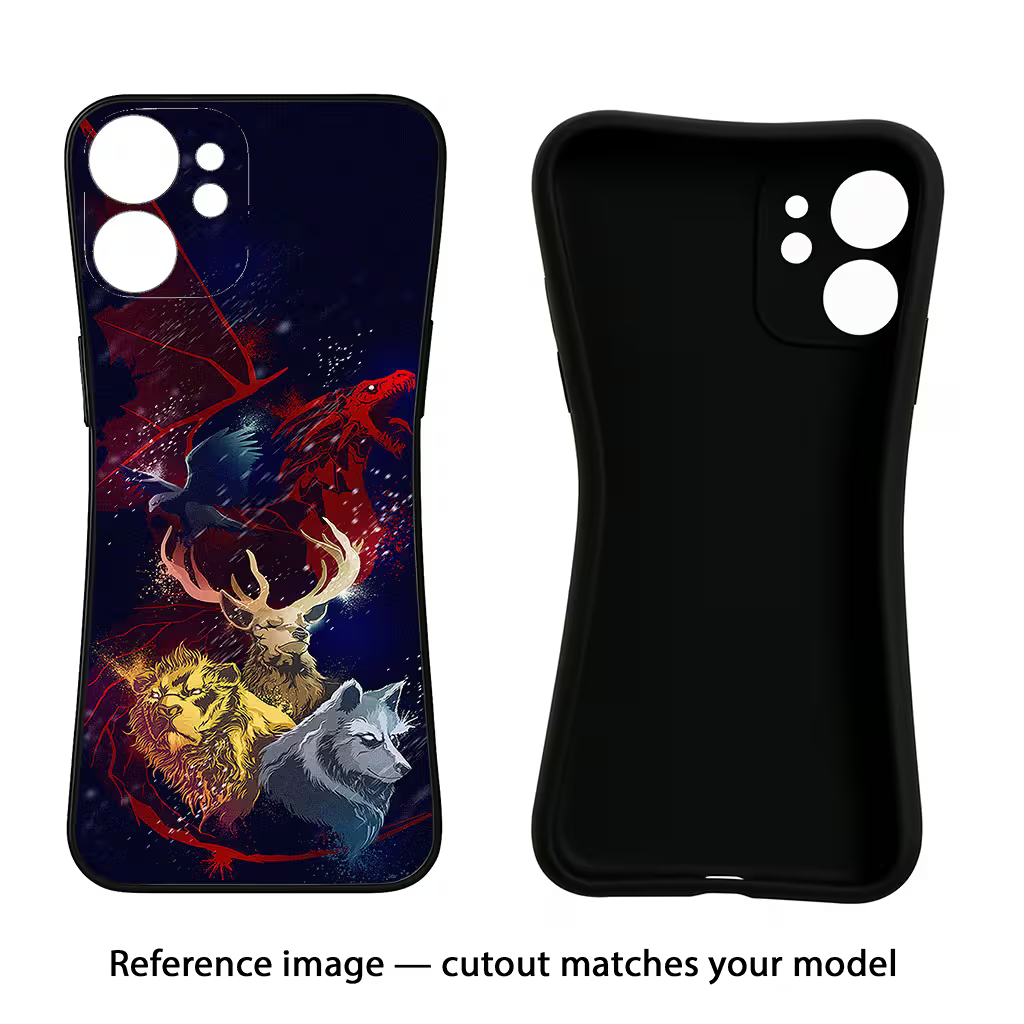 Game Of Thrones IQOO Z9S Pro 5G Black Soft Case Back Cover by Casekaro