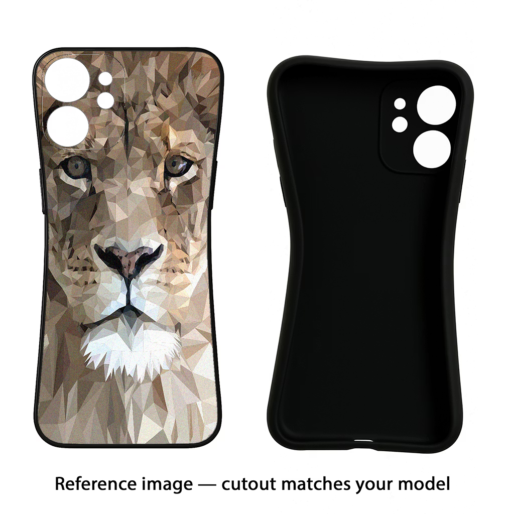 Lion Art Samsung S24 FE 5G Black Soft Case Back Cover by Casekaro