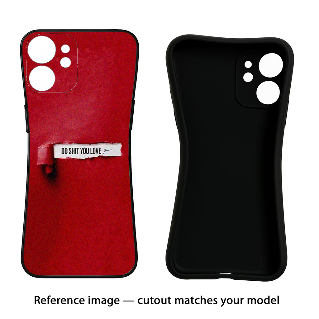 Do Shit You Love iPhone 17 Black Soft Case Back Cover by Casekaro