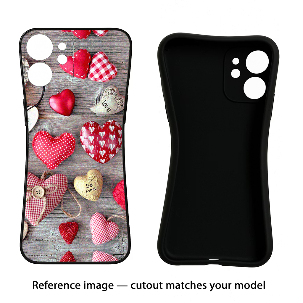 Love Wallpaper CMF by Nothing Phone 1 Black Soft Case Back Cover by Casekaro
