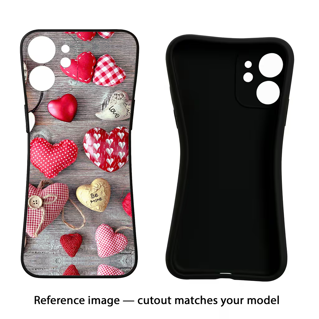 Love Wallpaper Samsung A56 5G Black Soft Case Back Cover by Casekaro