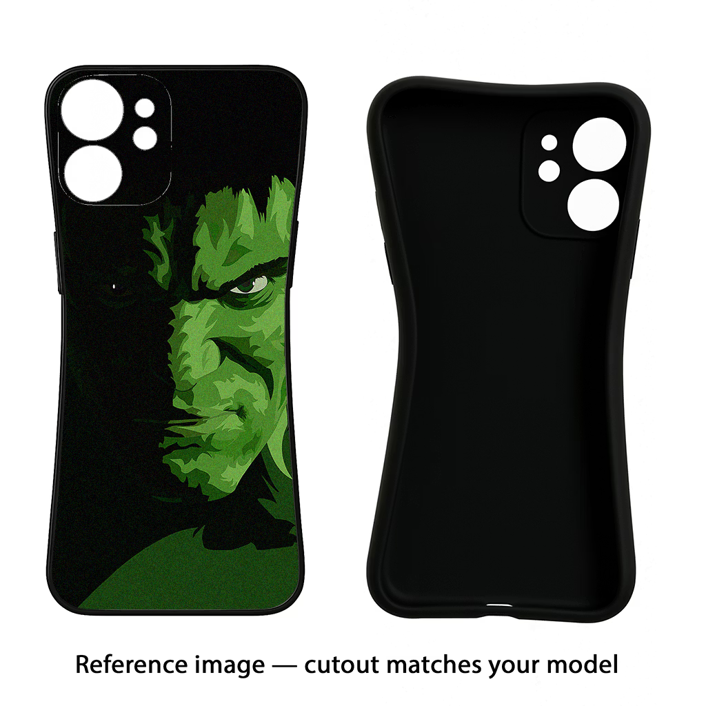 HULK Samsung S24 FE 5G Black Soft Case Back Cover by Casekaro
