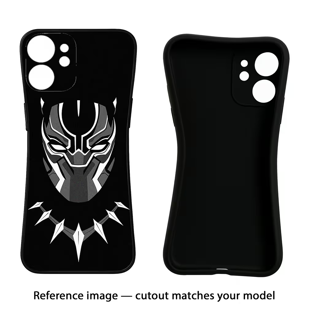 Black Panther IQOO Z9S Pro 5G Black Soft Case Back Cover by Casekaro