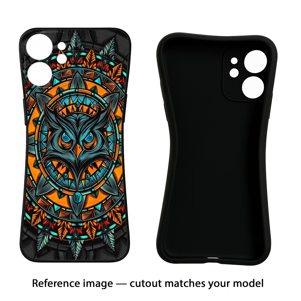 Angry Owl Art Samsung S24 FE 5G Black Soft Case Back Cover by Casekaro