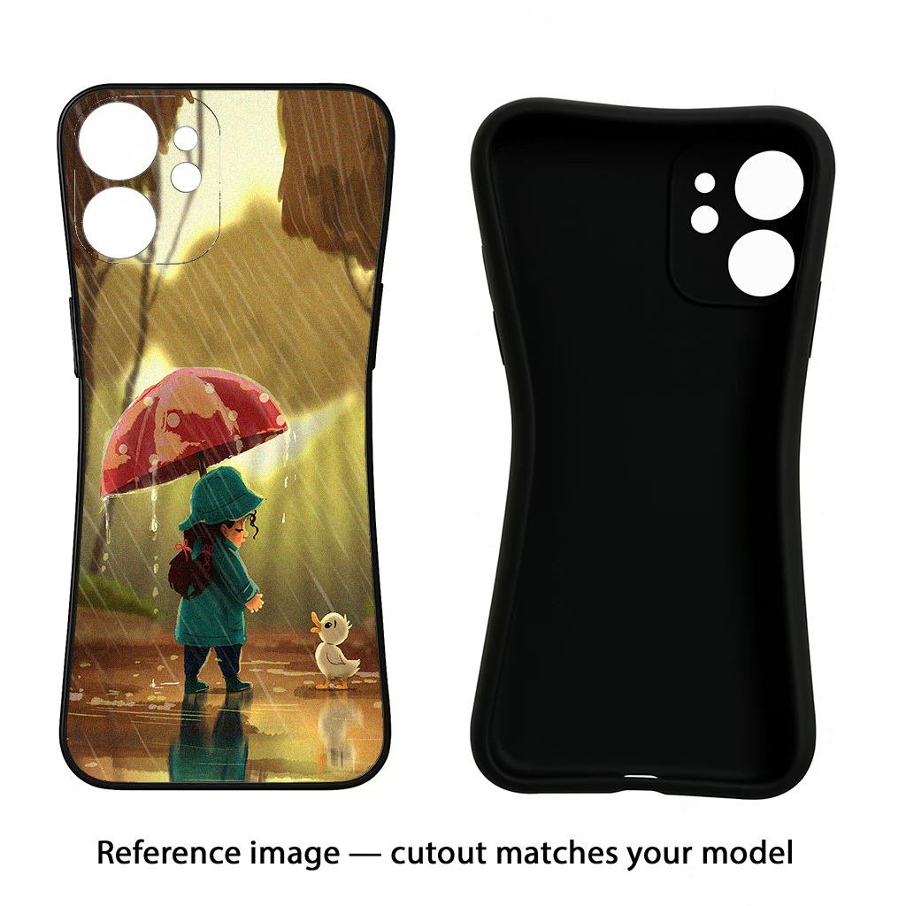 Rainy Day CMF by Nothing Phone 1 Black Soft Case Back Cover by Casekaro