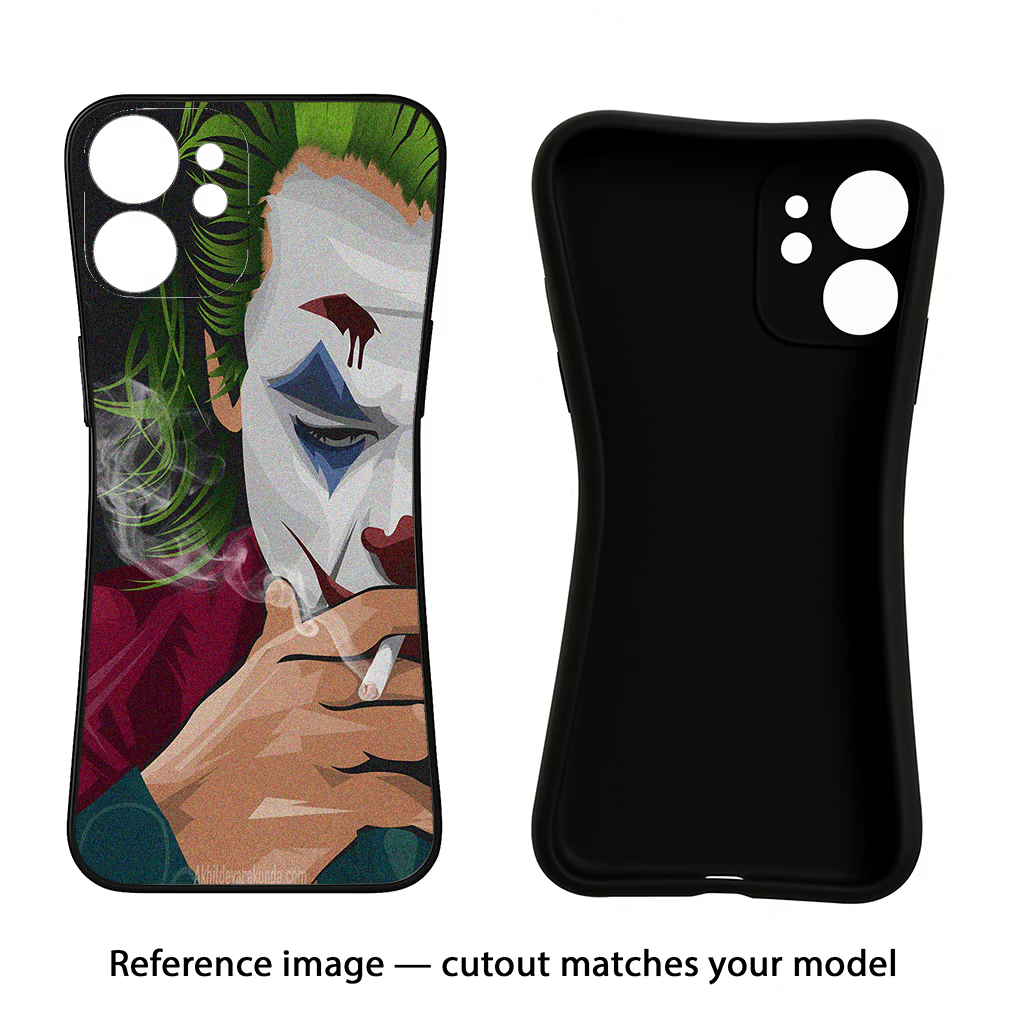 Joker Smoking Samsung S24 FE 5G Black Soft Case Back Cover by Casekaro
