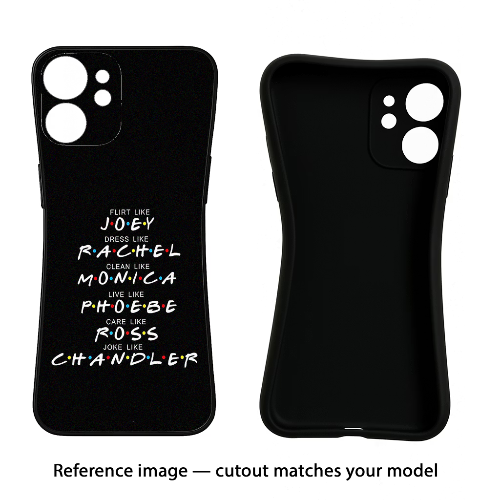 FRIENDS Character Samsung S24 FE 5G Black Soft Case Back Cover by Casekaro