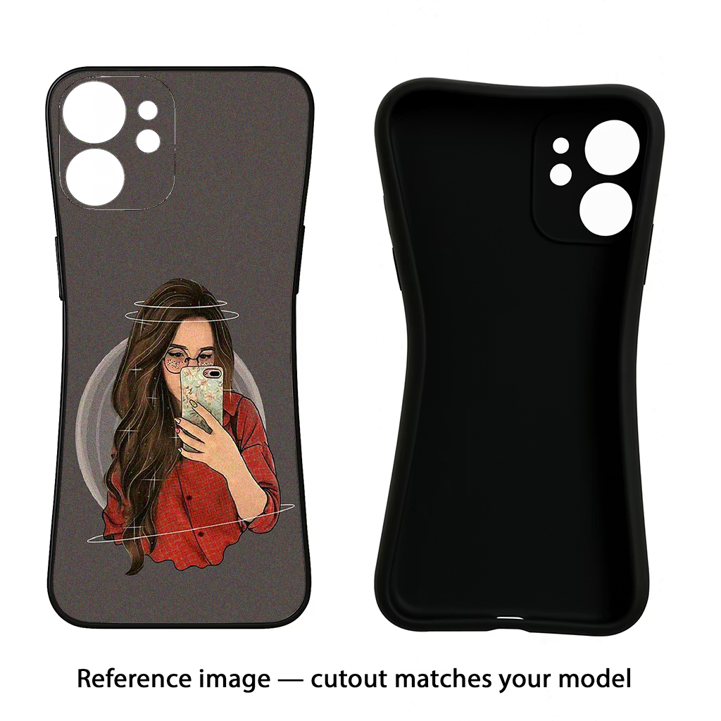 Selfie Queen CMF by Nothing Phone 1 Black Soft Case Back Cover by Casekaro