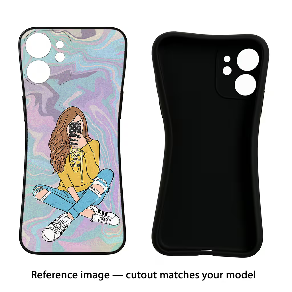Selfie Girl Realme 14 Pro Plus 5G Back Cover
