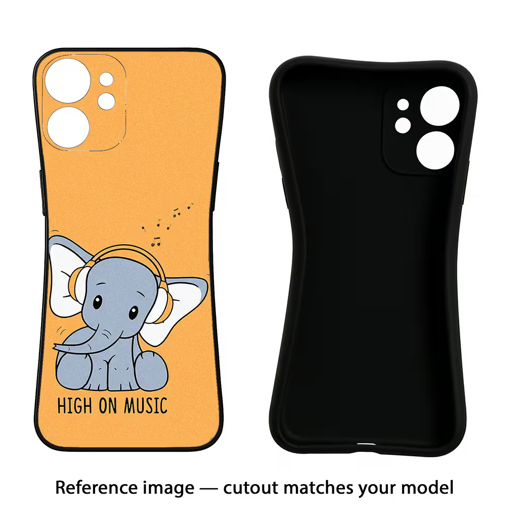 High On Music Oneplus Nord CE4 Black Soft Case Back Cover by Casekaro