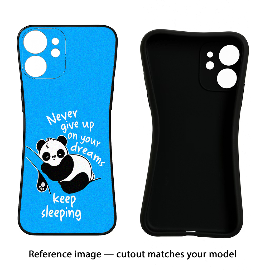 Keep Sleeping Redmi Note 12 Pro 5G Black Soft Case Back Cover by Casekaro