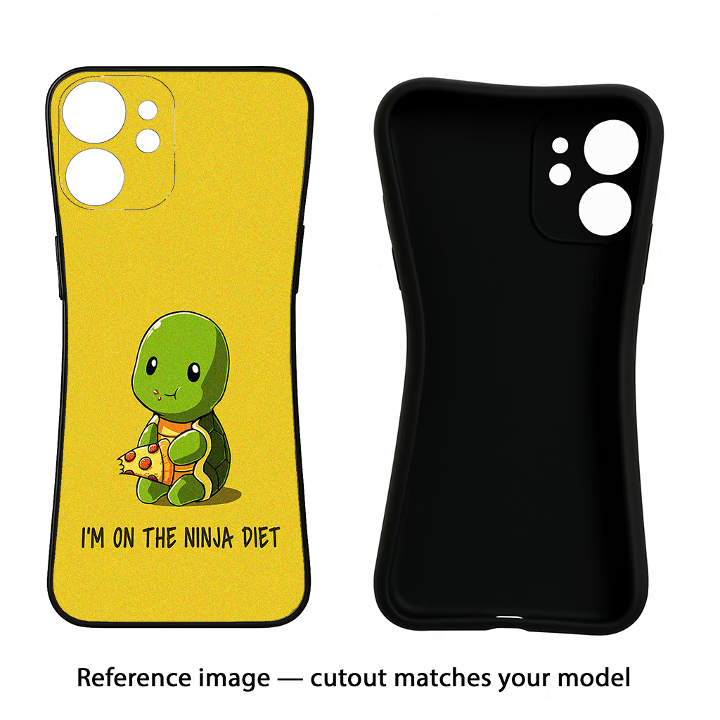 I'm on Ninja Diet Samsung S23 Black Soft Case Back Cover by Casekaro