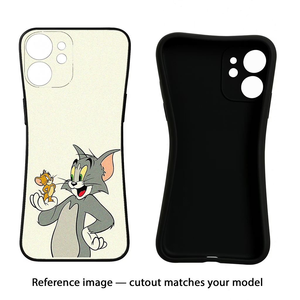 Tom & Jerry Samsung S24 FE 5G Black Soft Case Back Cover by Casekaro