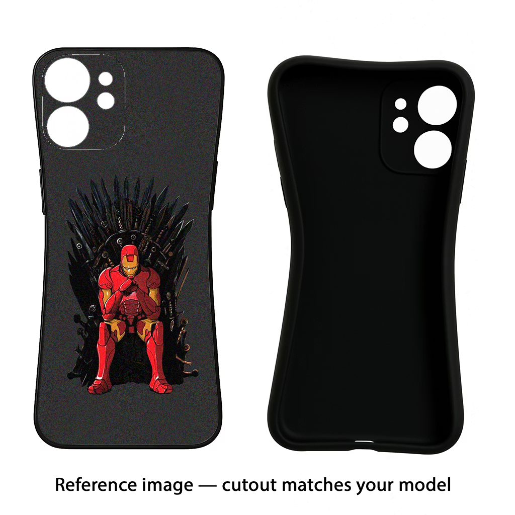 Ironman Throne CMF by Nothing Phone 1 Black Soft Case Back Cover by Casekaro