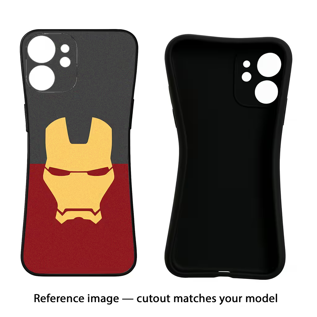 Ironman IQOO Z9S Pro 5G Black Soft Case Back Cover by Casekaro