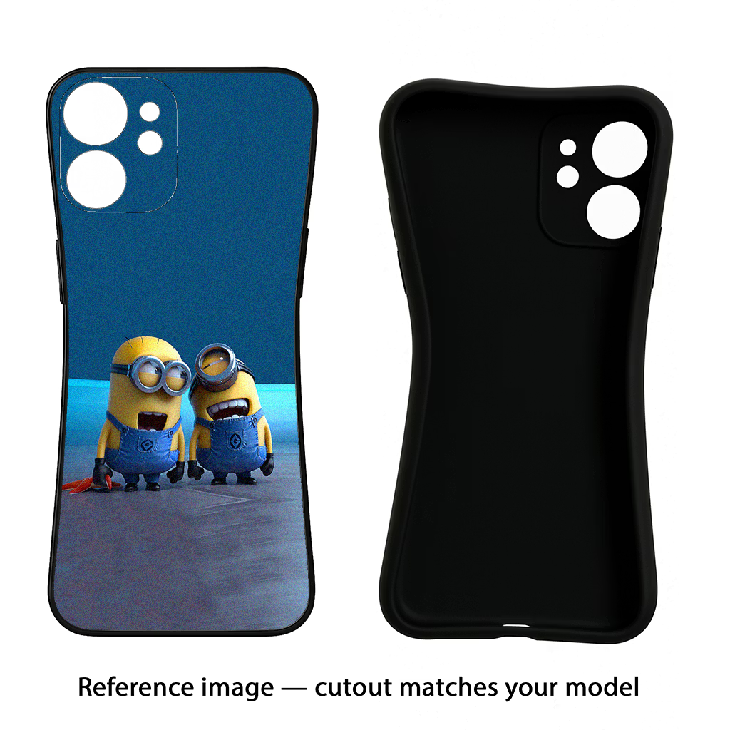 Minion Laughing CMF by Nothing Phone 1 Black Soft Case Back Cover by Casekaro