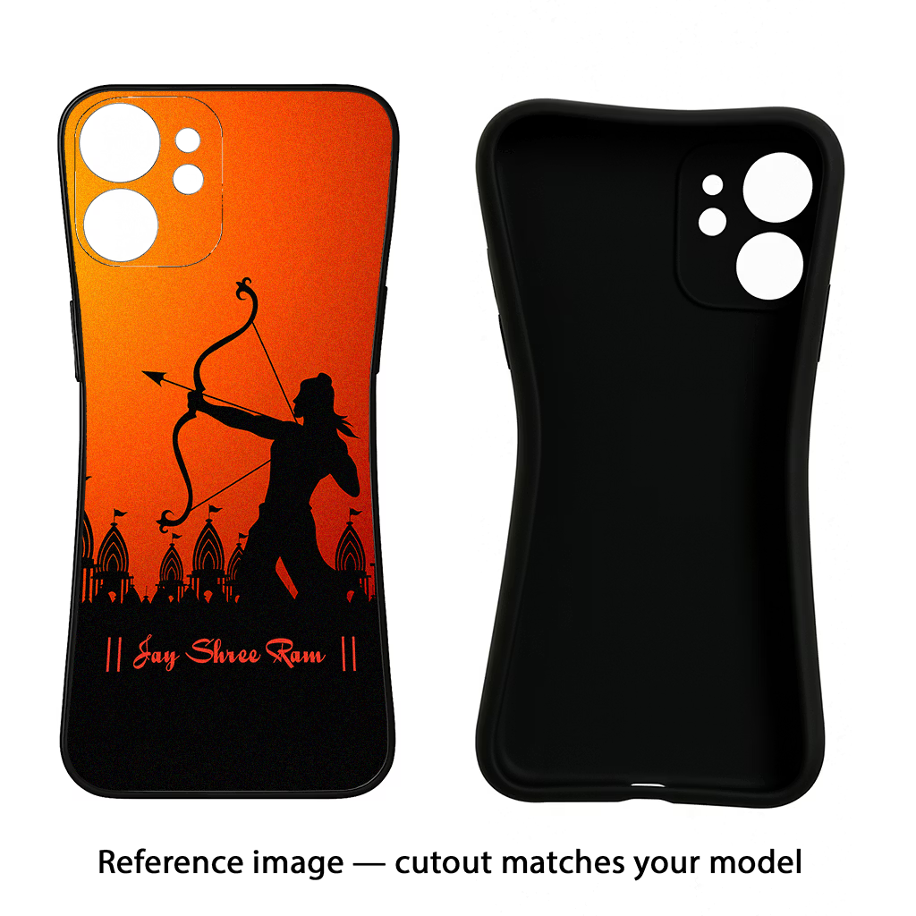 Lord Ram - 4 CMF by Nothing Phone 1 Black Soft Case Back Cover by Casekaro