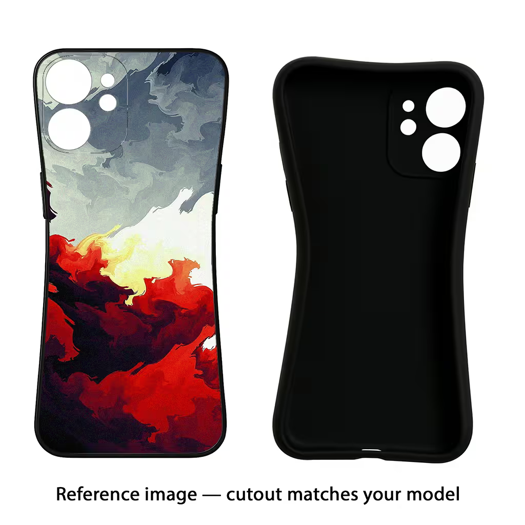 Fire Cloud Oppo A18/Oppo A38 Black Soft Case Back Cover by Casekaro