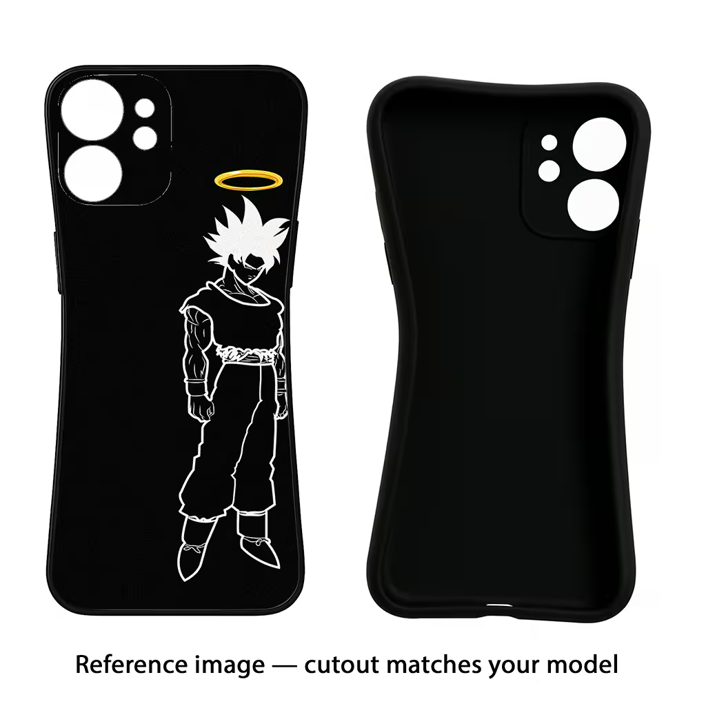 DBS Character iPhone XR Black Soft Case Back Cover by Casekaro