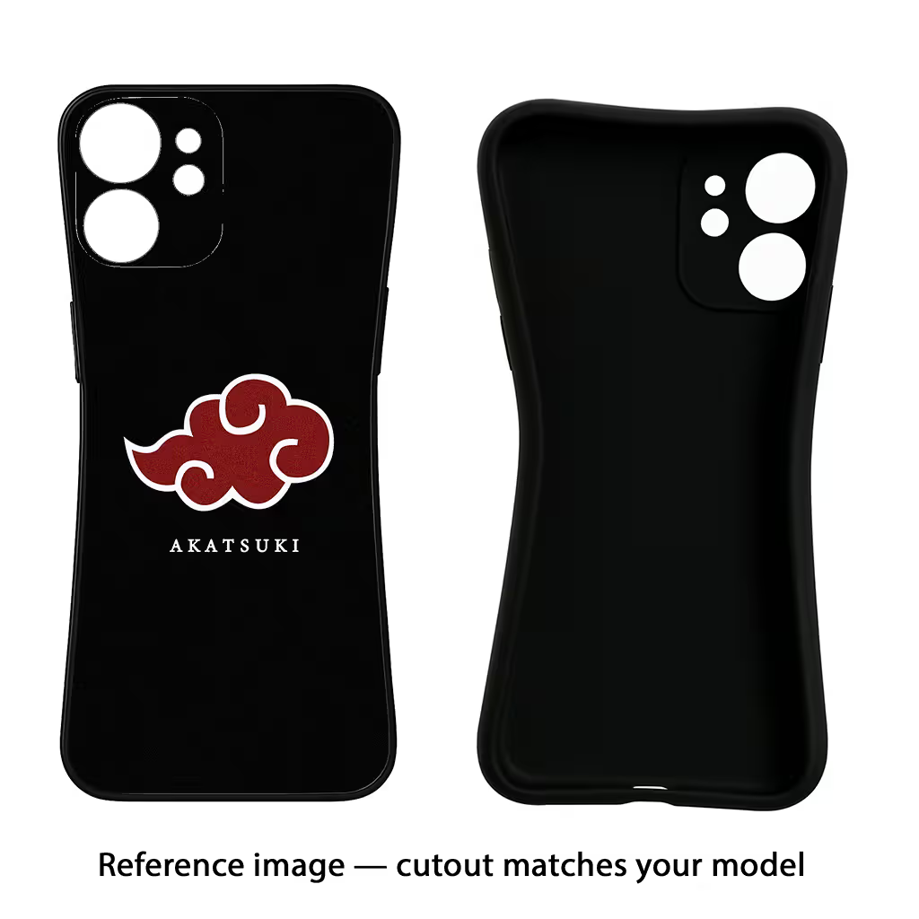 Akatsuki Vivo V29E Black Soft Case Back Cover by Casekaro