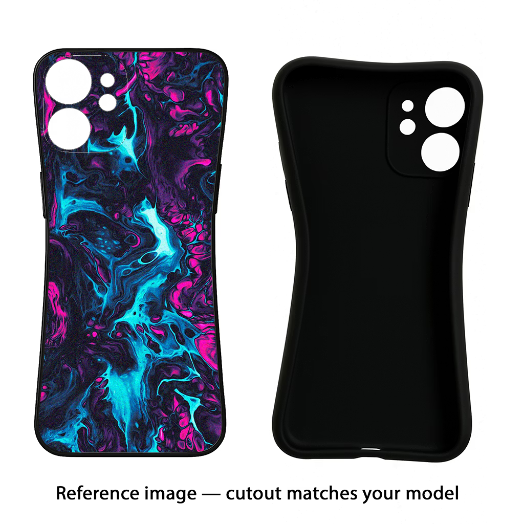 Abstract CMF by Nothing Phone 1 Black Soft Case Back Cover by Casekaro