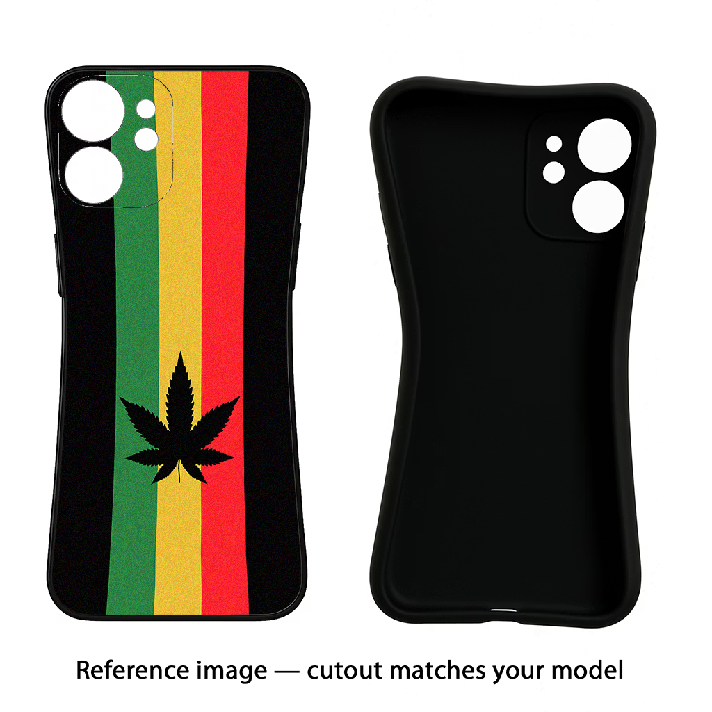 Weed Flag CMF by Nothing Phone 1 Black Soft Case Back Cover by Casekaro
