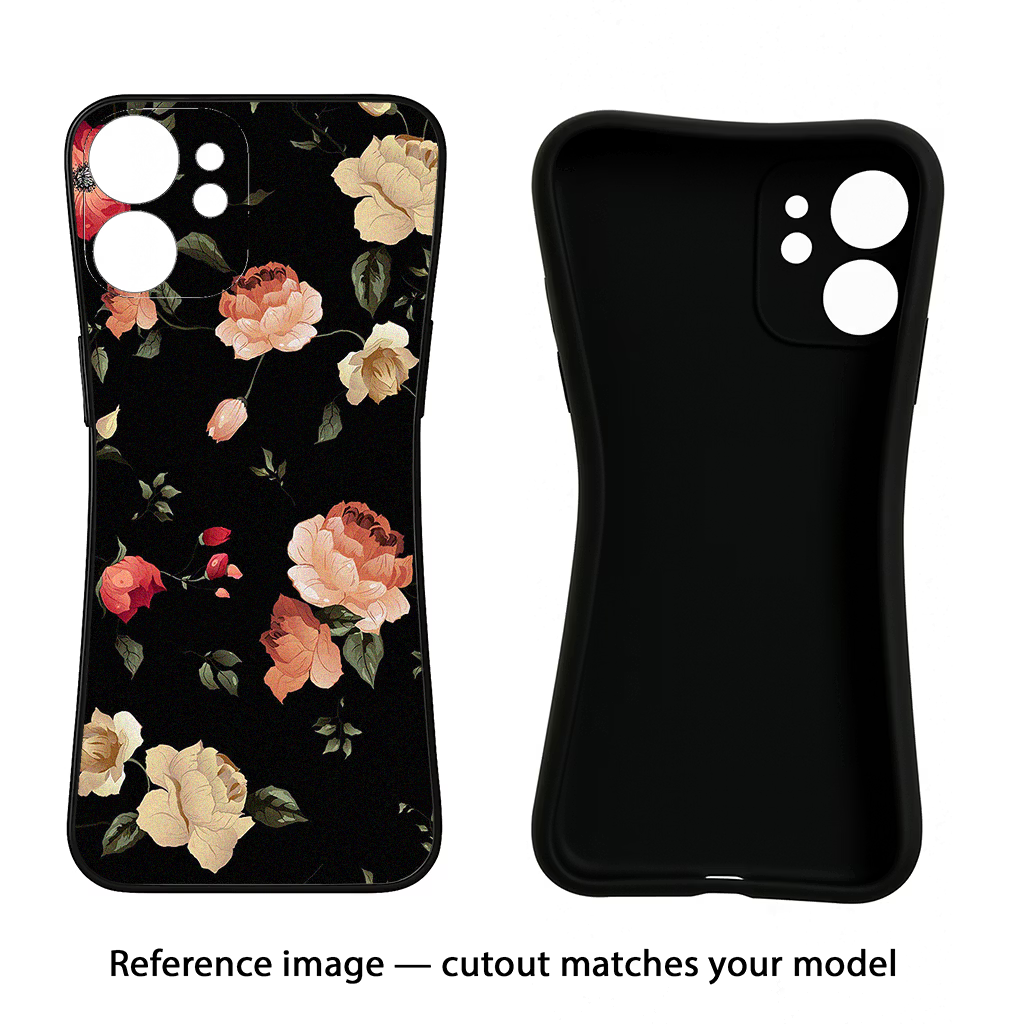 Flowers Samsung S24 FE 5G Black Soft Case Back Cover by Casekaro