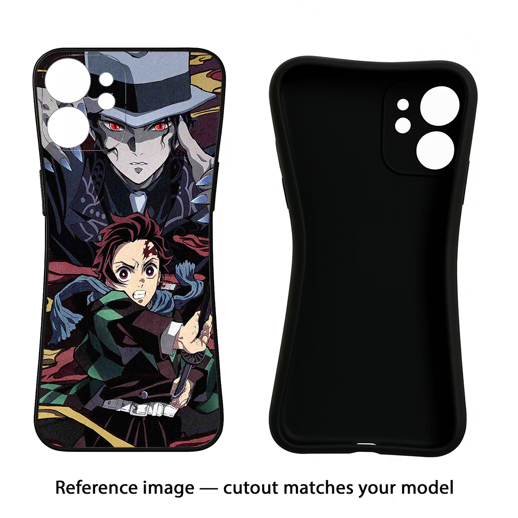 Demon Slayer Realme 12x 5G Black Soft Case Back Cover by Casekaro