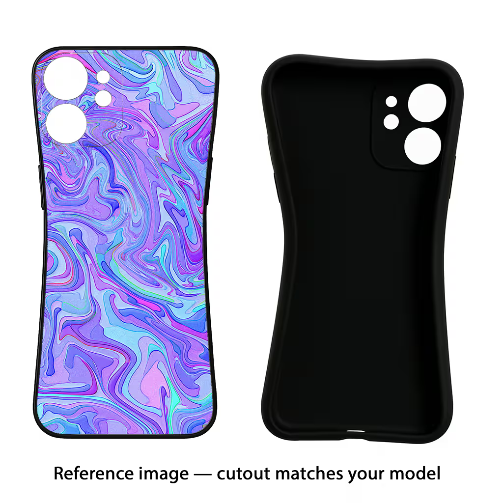 Glitter Oppo A18/Oppo A38 Black Soft Case Back Cover by Casekaro