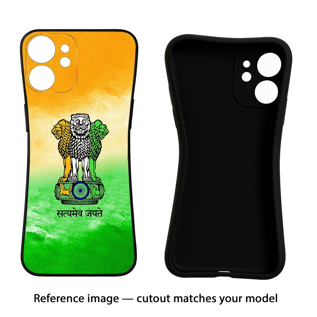 Satyamev Jayate Flag OnePlus Nord CE 3 Lite 5G Black Soft Case Back Cover by Casekaro