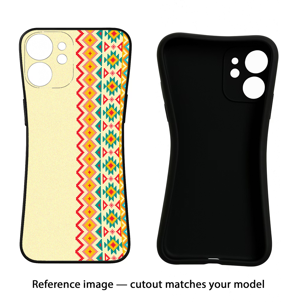 Ethnic Seamless CMF by Nothing Phone 1 Black Soft Case Back Cover by Casekaro