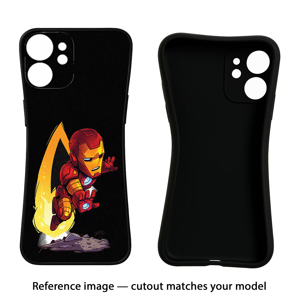 IronMan Samsung S24 FE 5G Black Soft Case Back Cover by Casekaro