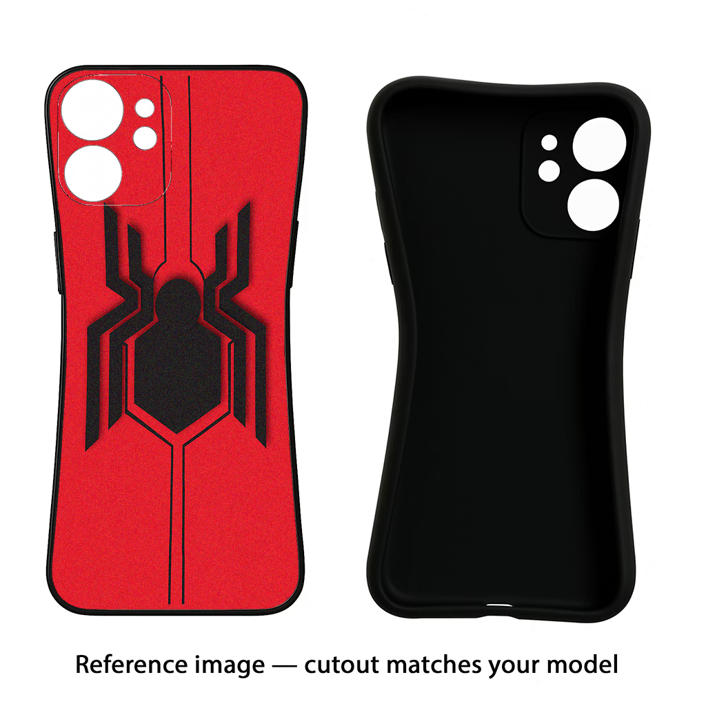 Spider iPhone 17 Black Soft Case Back Cover by Casekaro