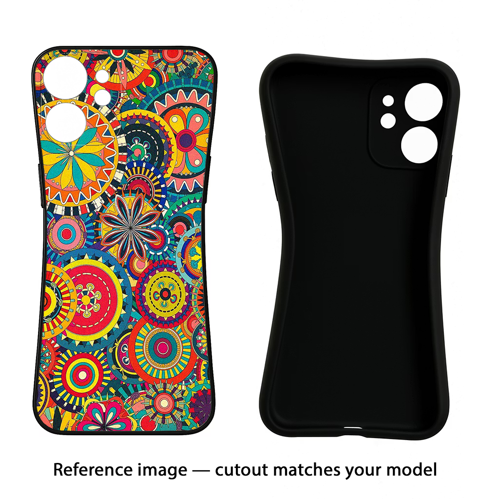 Gol Gol Art Motorola G85 Black Soft Case Back Cover by Casekaro