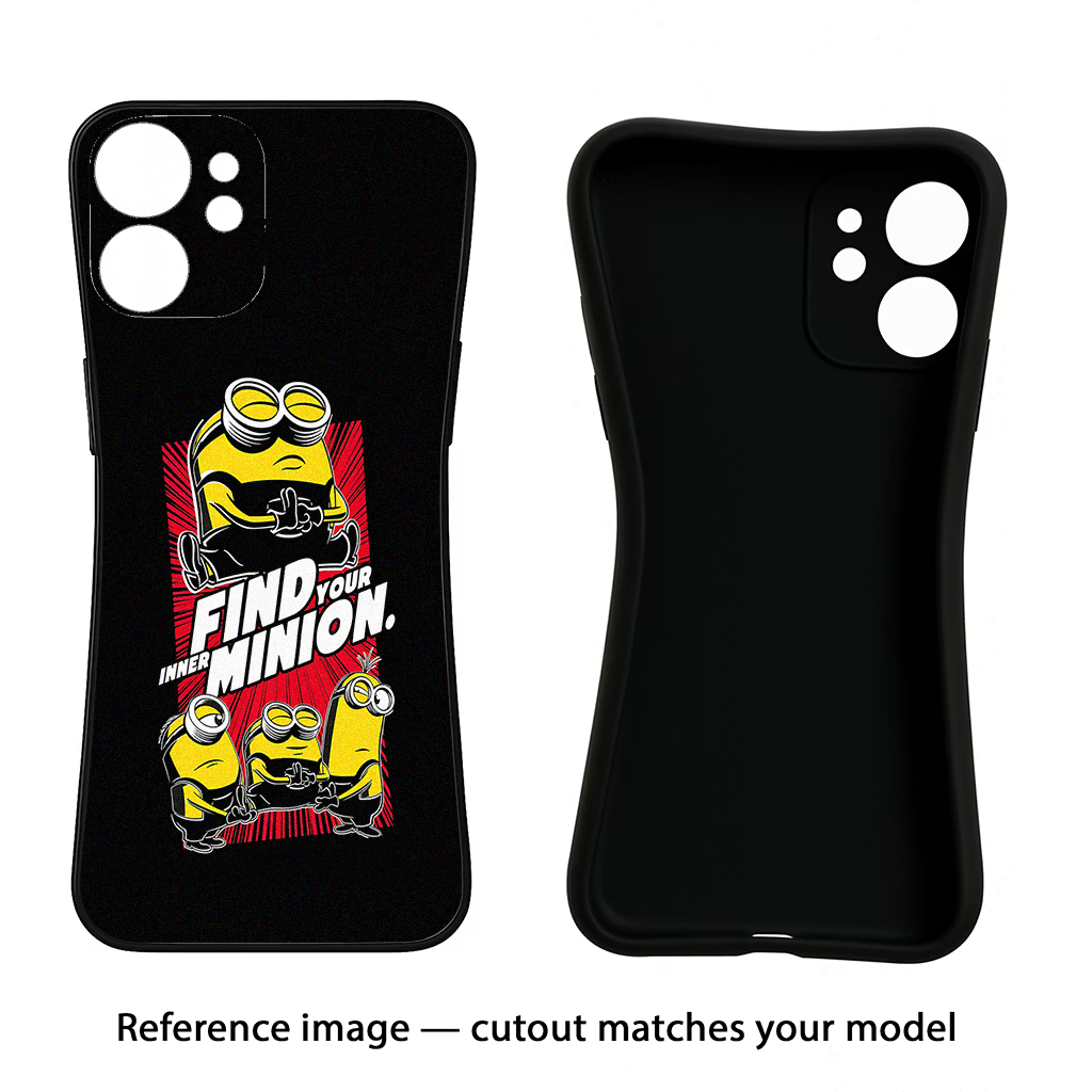 Find your inner Minion CMF by Nothing Phone 1 Black Soft Case Back Cover by Casekaro