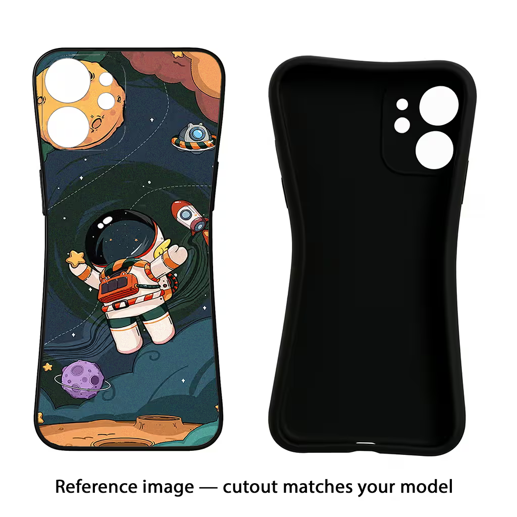 Cartoon Astronaut Realme 14 Pro Plus 5G Back Cover