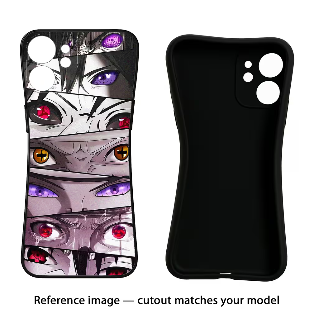 Naruto Anime Vivo V29E Black Soft Case Back Cover by Casekaro