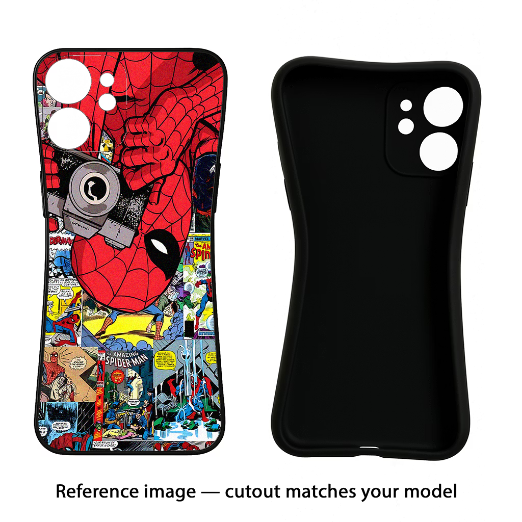 Spider Man Samsung S24 FE 5G Black Soft Case Back Cover by Casekaro