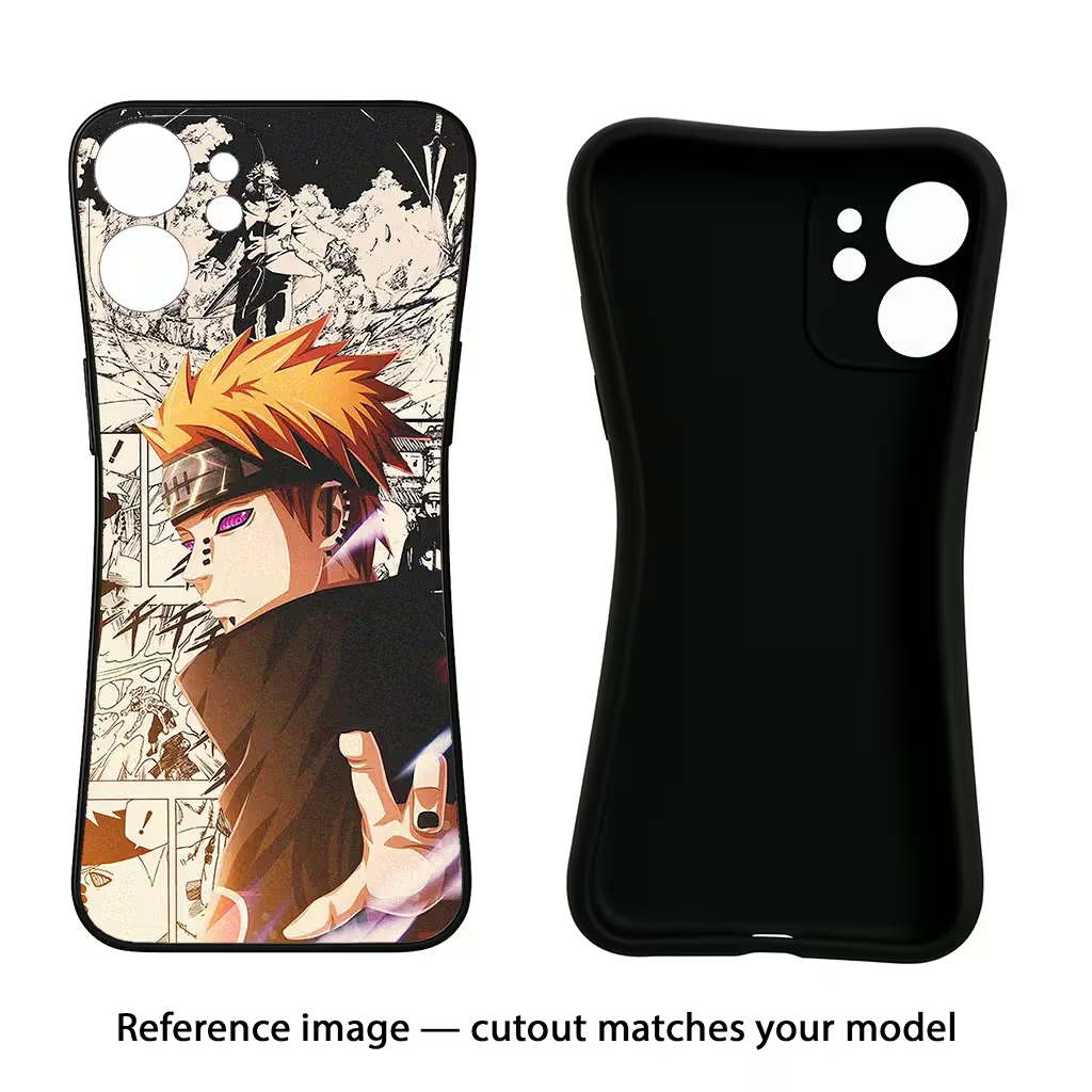 Pain Anime iPhone XR Black Soft Case Back Cover by Casekaro