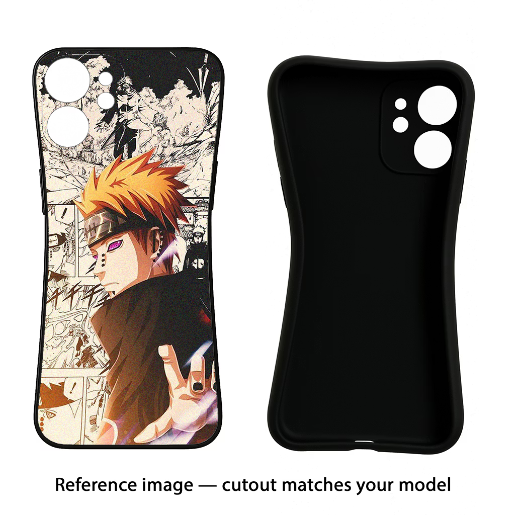 Pain Anime iPhone 16 Black Soft Case Back Cover by Casekaro