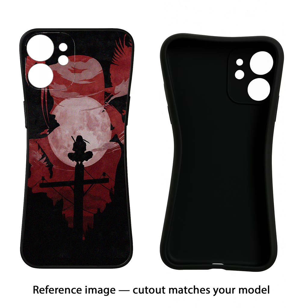 Naruto Anime iPhone 16 Black Soft Case Back Cover by Casekaro